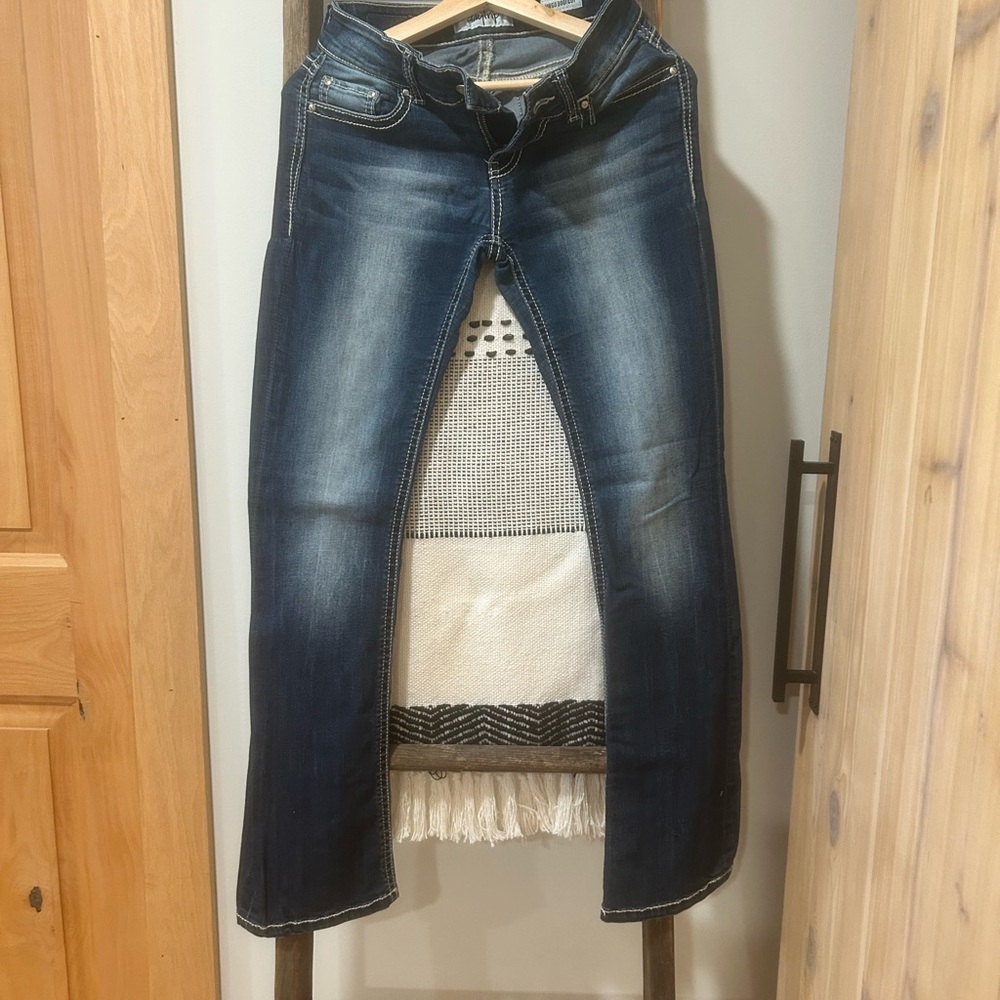 Daytrip Dark Blue Boot Cut Jeans 25R